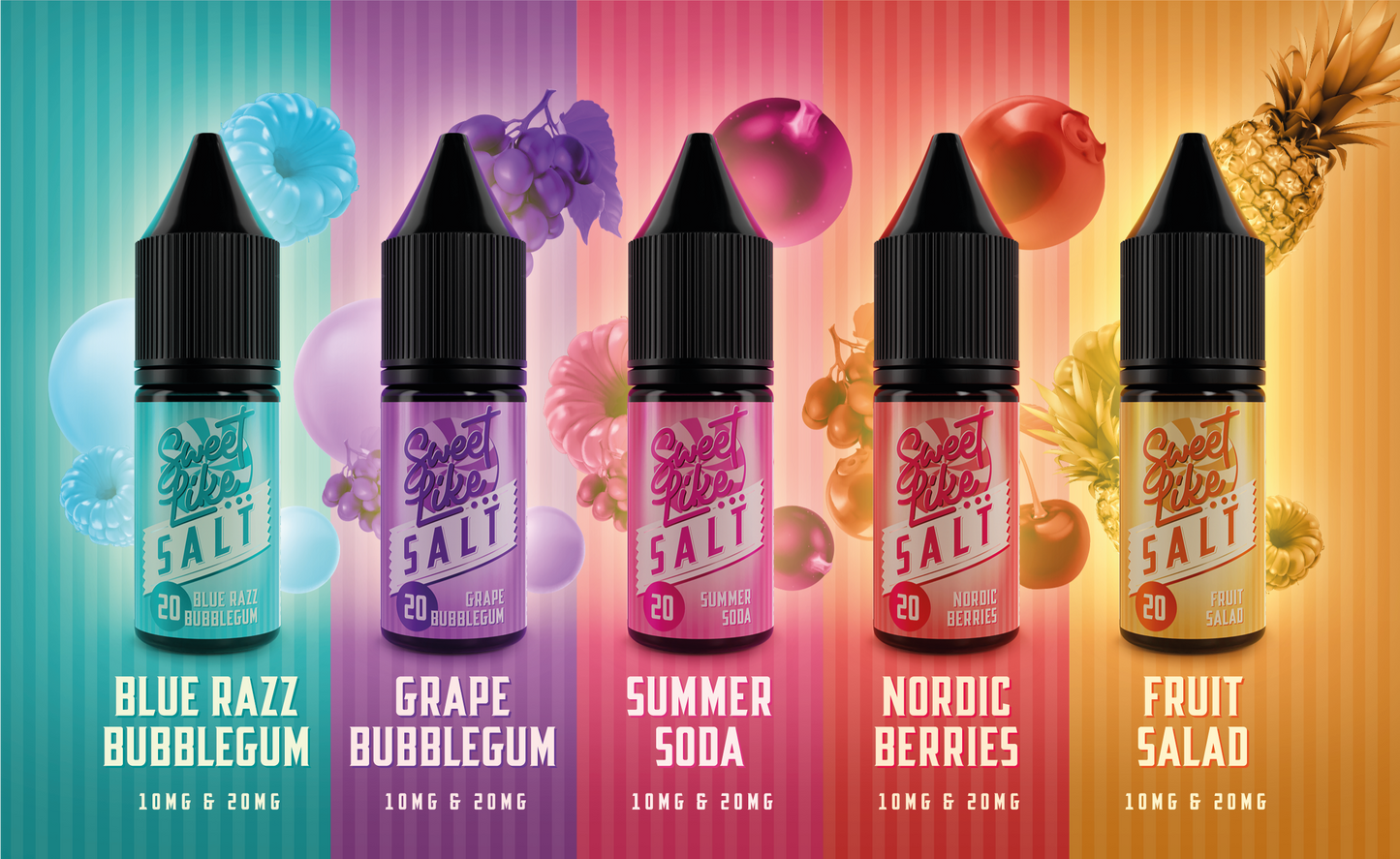 Sweet Like Salts Flavour Banner