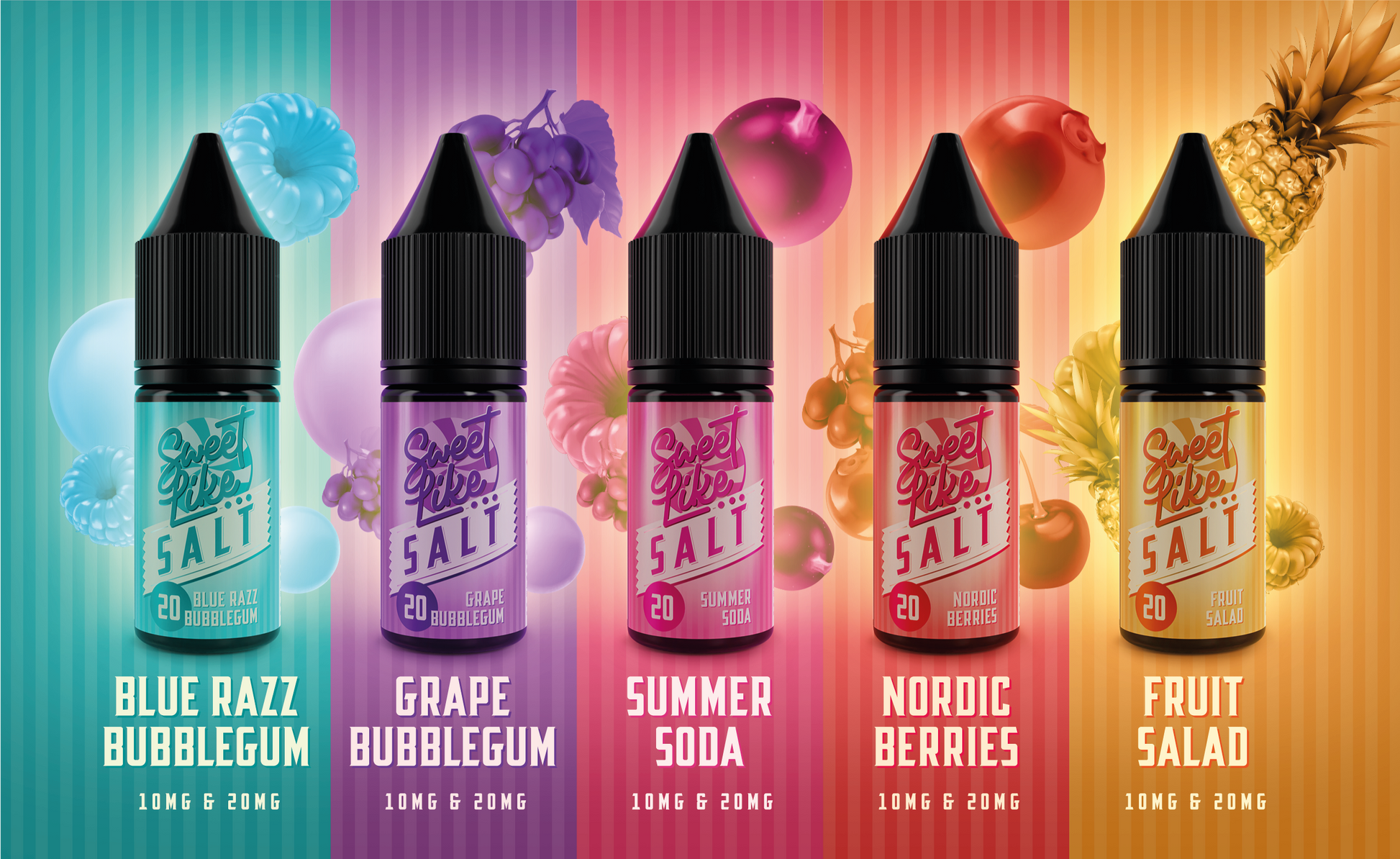 Sweet Like Salts Flavour Banner