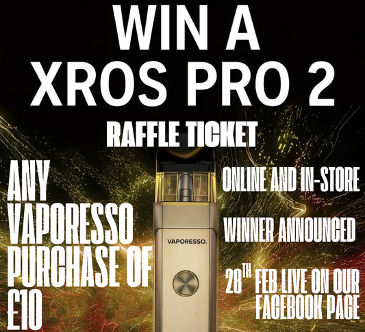 WIN A VAPORESSO XROS PRO 2: ASAP VAPE X VAPORESSO RAFFLE!