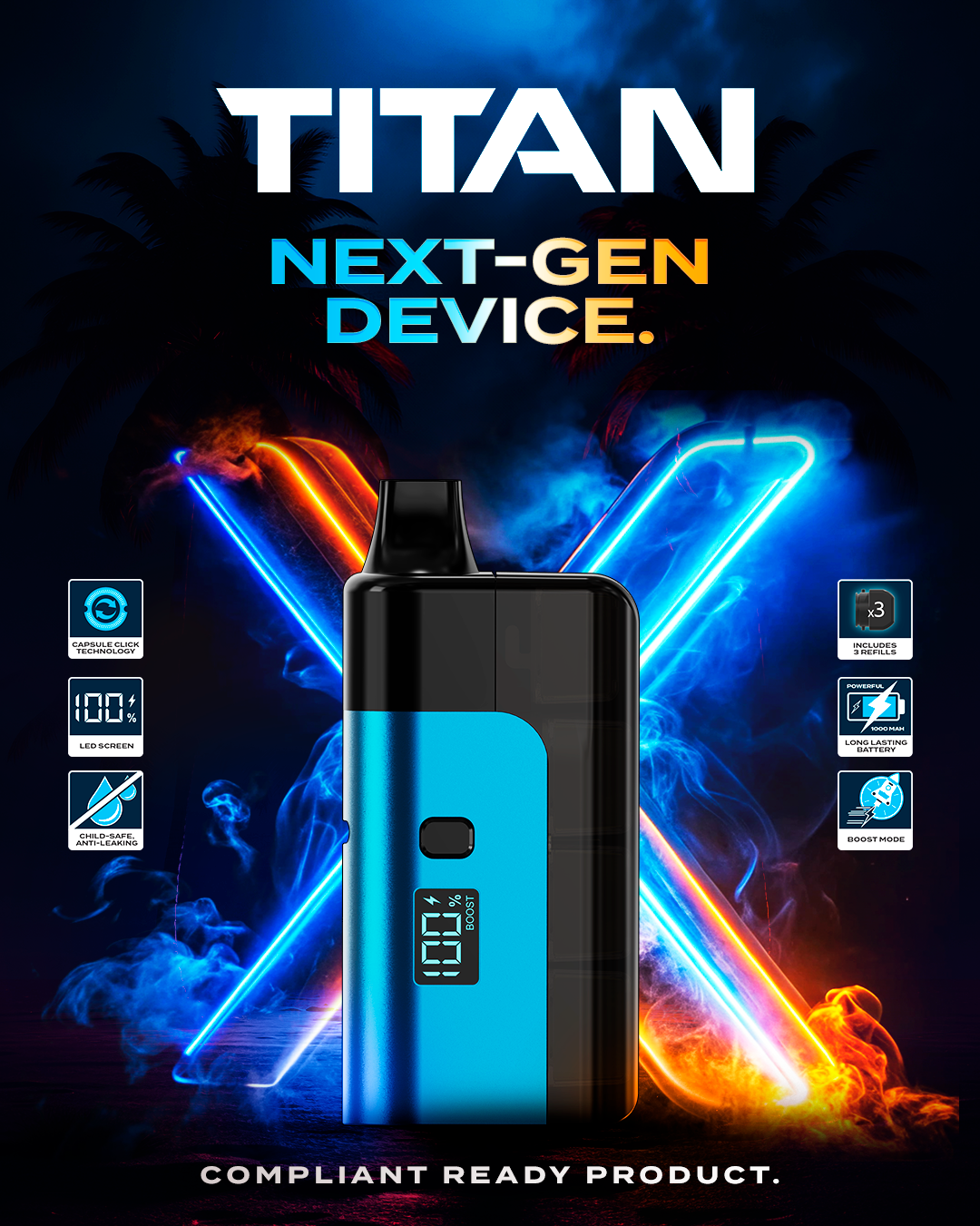 Titan X 10k - Closed Pod-System