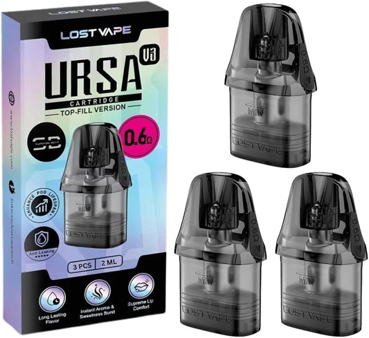 Lost Vape Ursa V3 Pods - Replacement Pods