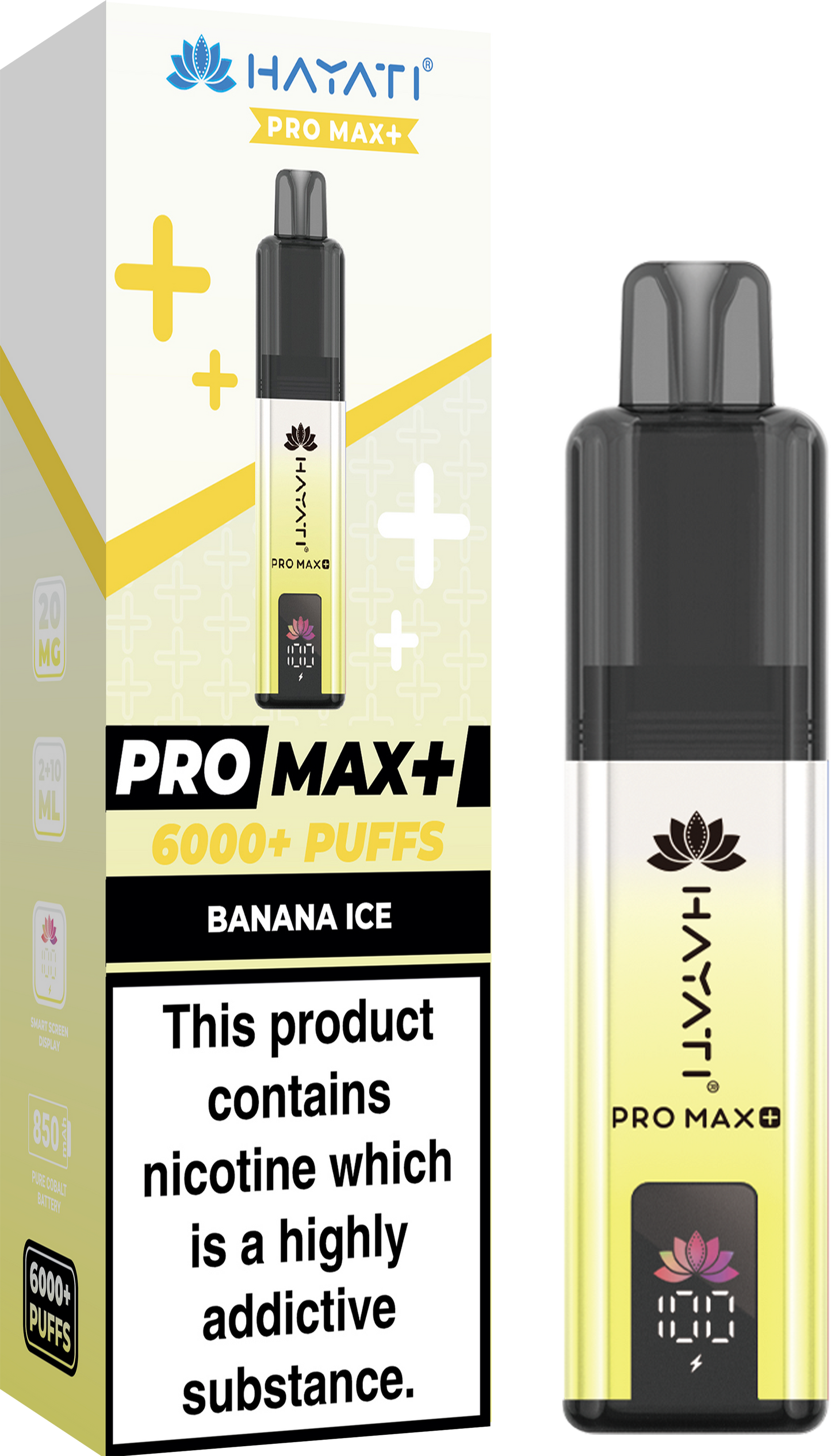 Hayati Pro Max+ 6K Kit - Pre-Filled Pod Kits