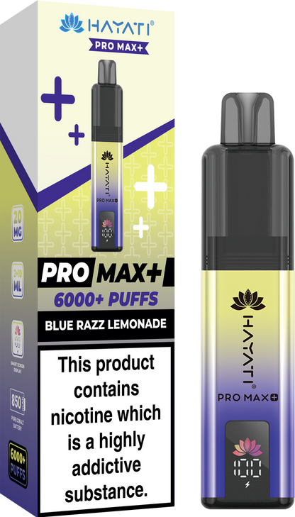 Hayati Pro Max+ 6K Kit - Pre-Filled Pod Kits