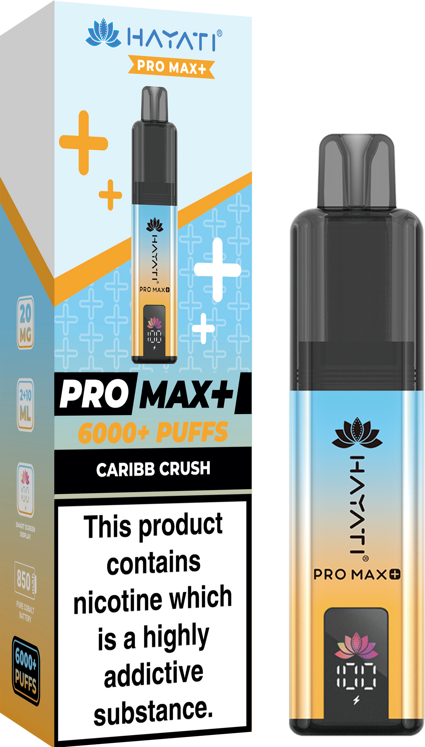 Hayati Pro Max+ 6K Kit - Pre-Filled Pod Kits