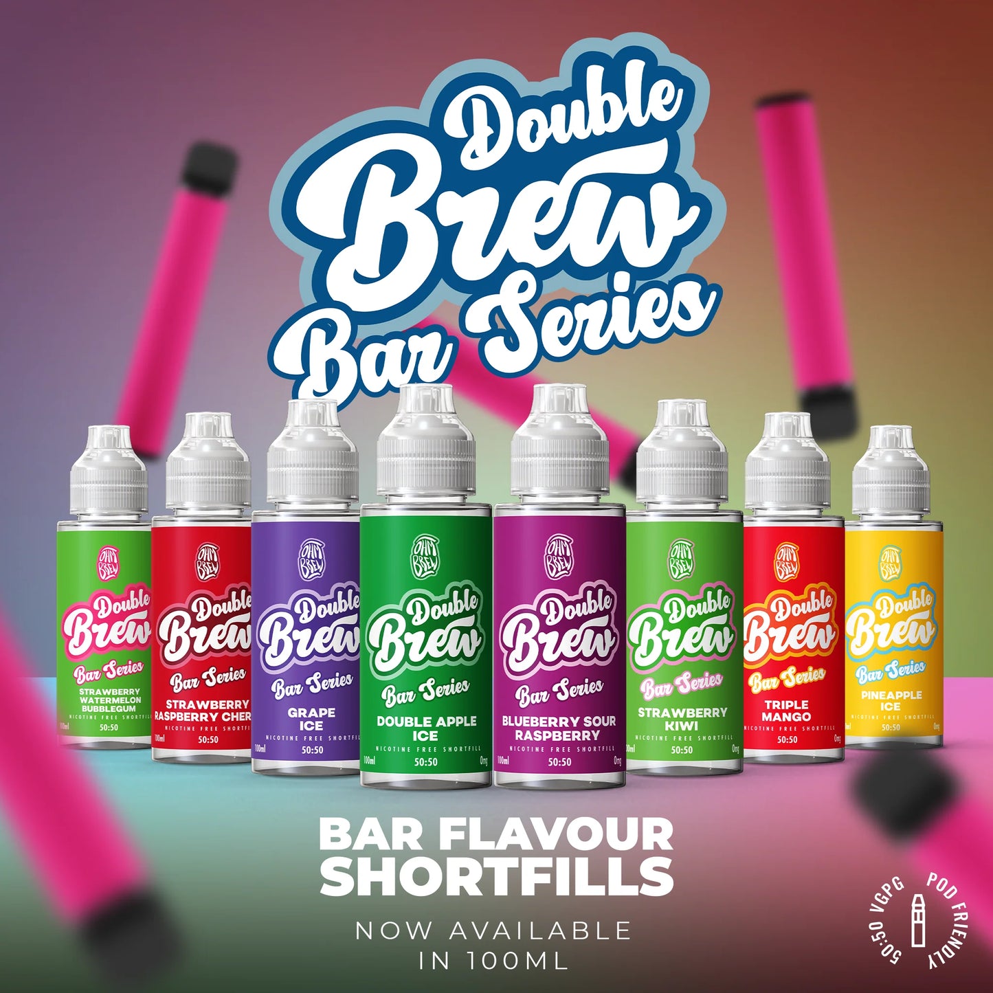 Double Brew 100ML Shortfills - E-liquid