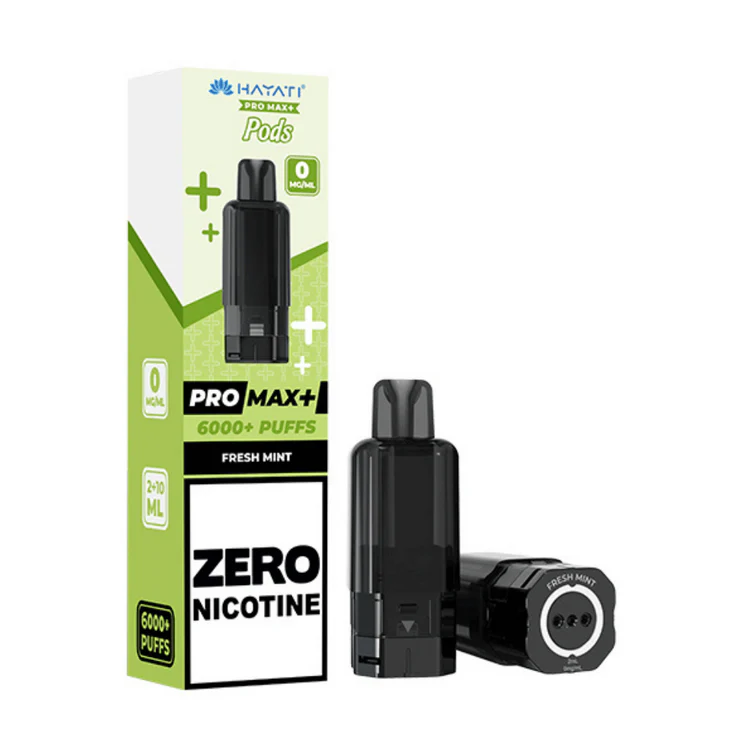 Hayati Pro Max+ 6K Pods  Zero Nicotine - Replacement Pods