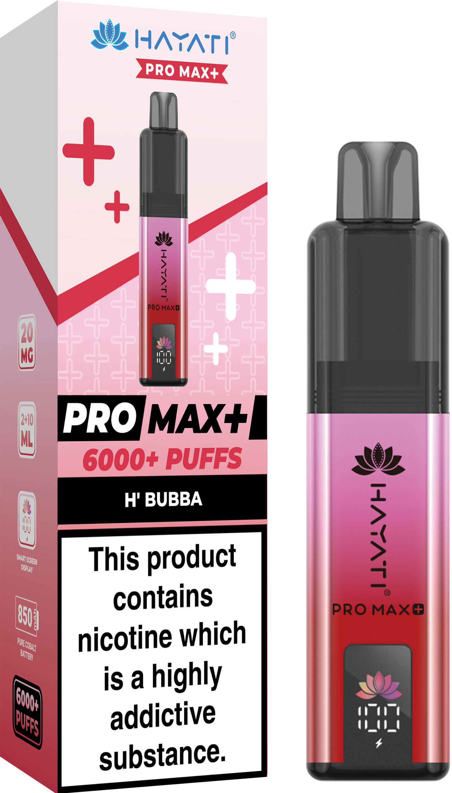 Hayati Pro Max+ 6K Kit - Pre-Filled Pod Kits