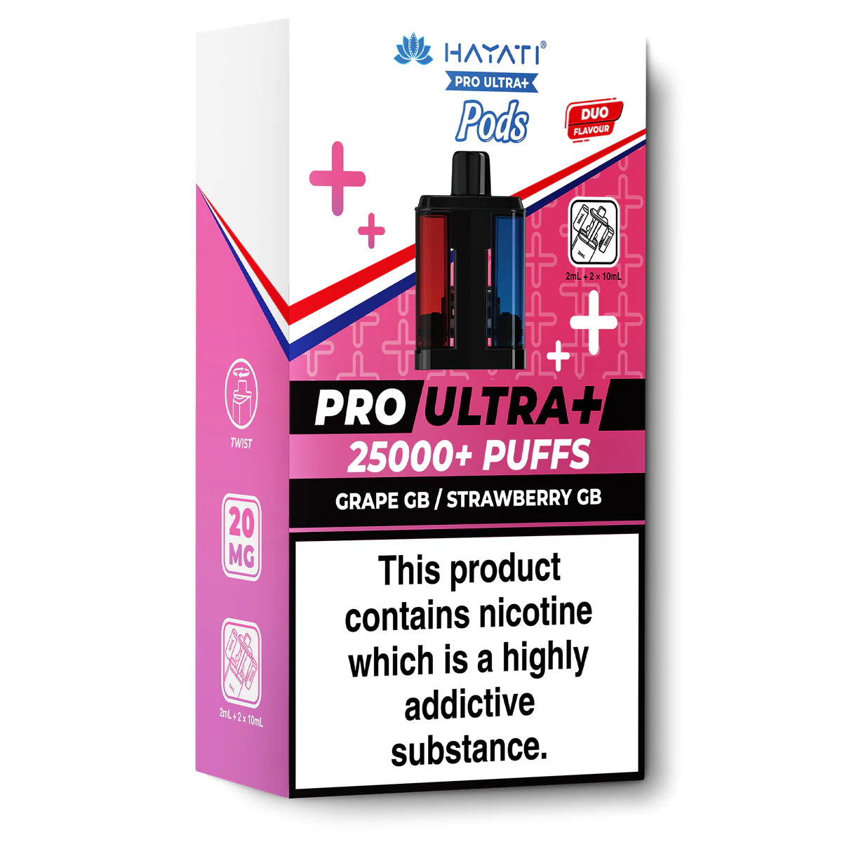 Hayati Pro Ultra Plus Pre 25K Pre-Filled Pods - Replacement Pods