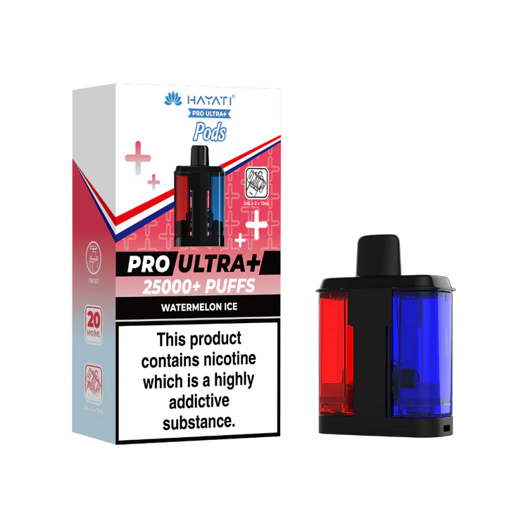Hayati Pro Ultra Plus Pre 25K Pre-Filled Pods - Replacement Pods