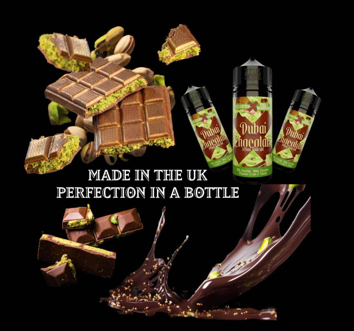 Zeus Juice x Fugly Warrior DUBAI CHOCOLATE - 100ML Shortfills