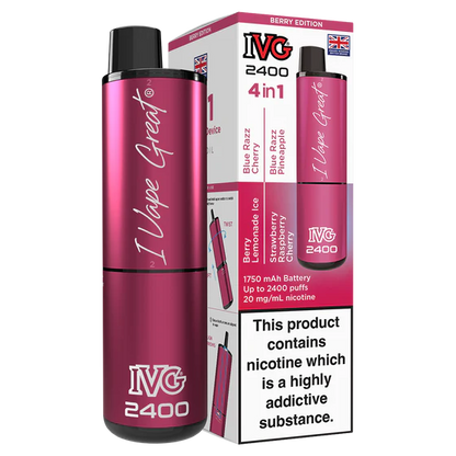 IVG 2400 Reload Rechargeable Kit - Closed Pod-System