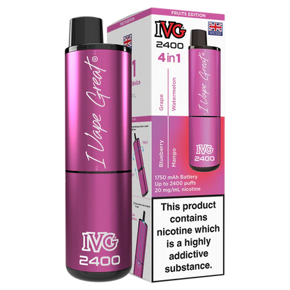 IVG 2400 Reload Rechargeable Kit - Closed Pod-System