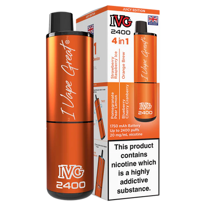 IVG 2400 Reload Rechargeable Kit - Closed Pod-System