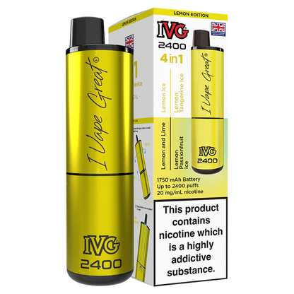 IVG 2400 Reload Rechargeable Kit - Closed Pod-System