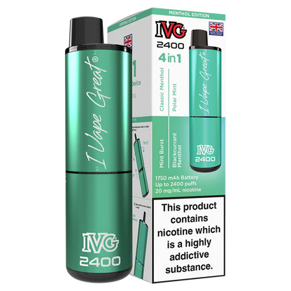 IVG 2400 Reload Rechargeable Kit - Closed Pod-System