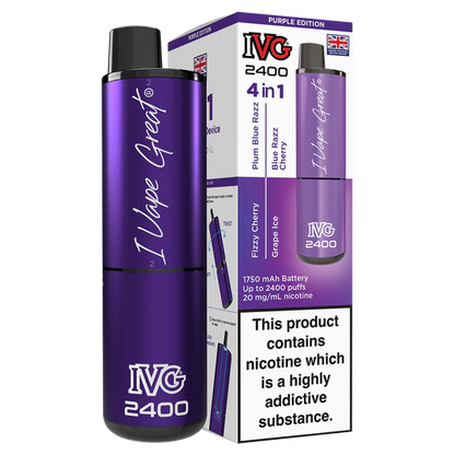 IVG 2400 Reload Rechargeable Kit - Closed Pod-System