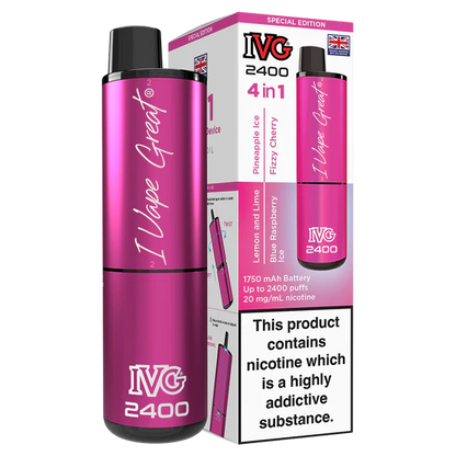 IVG 2400 Reload Rechargeable Kit - Closed Pod-System