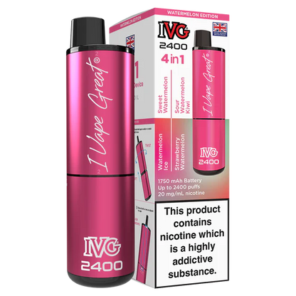 IVG 2400 Reload Rechargeable Kit - Closed Pod-System