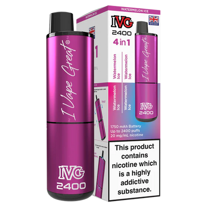 IVG 2400 Reload Rechargeable Kit - Closed Pod-System