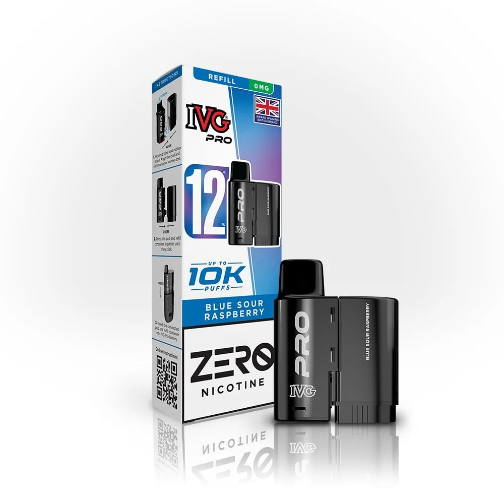 IVG Pro 10k Pods (PRO 12) Zero Nicotine - Replacement Pods