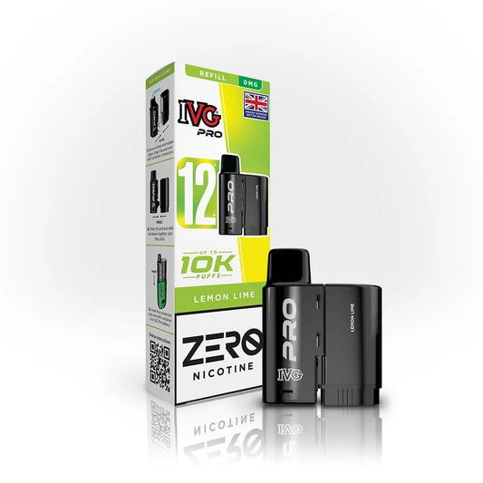 IVG Pro 10k Pods (PRO 12) Zero Nicotine - Replacement Pods