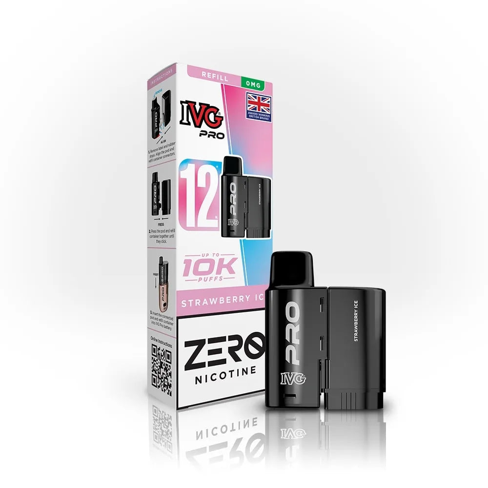 IVG Pro 10k Pods (PRO 12) Zero Nicotine - Replacement Pods