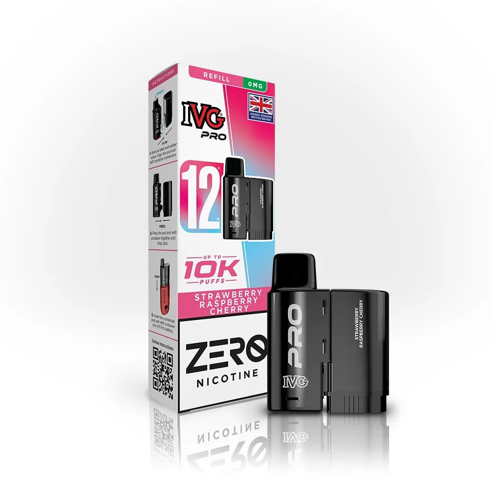 IVG Pro 10k Pods (PRO 12) Zero Nicotine - Replacement Pods