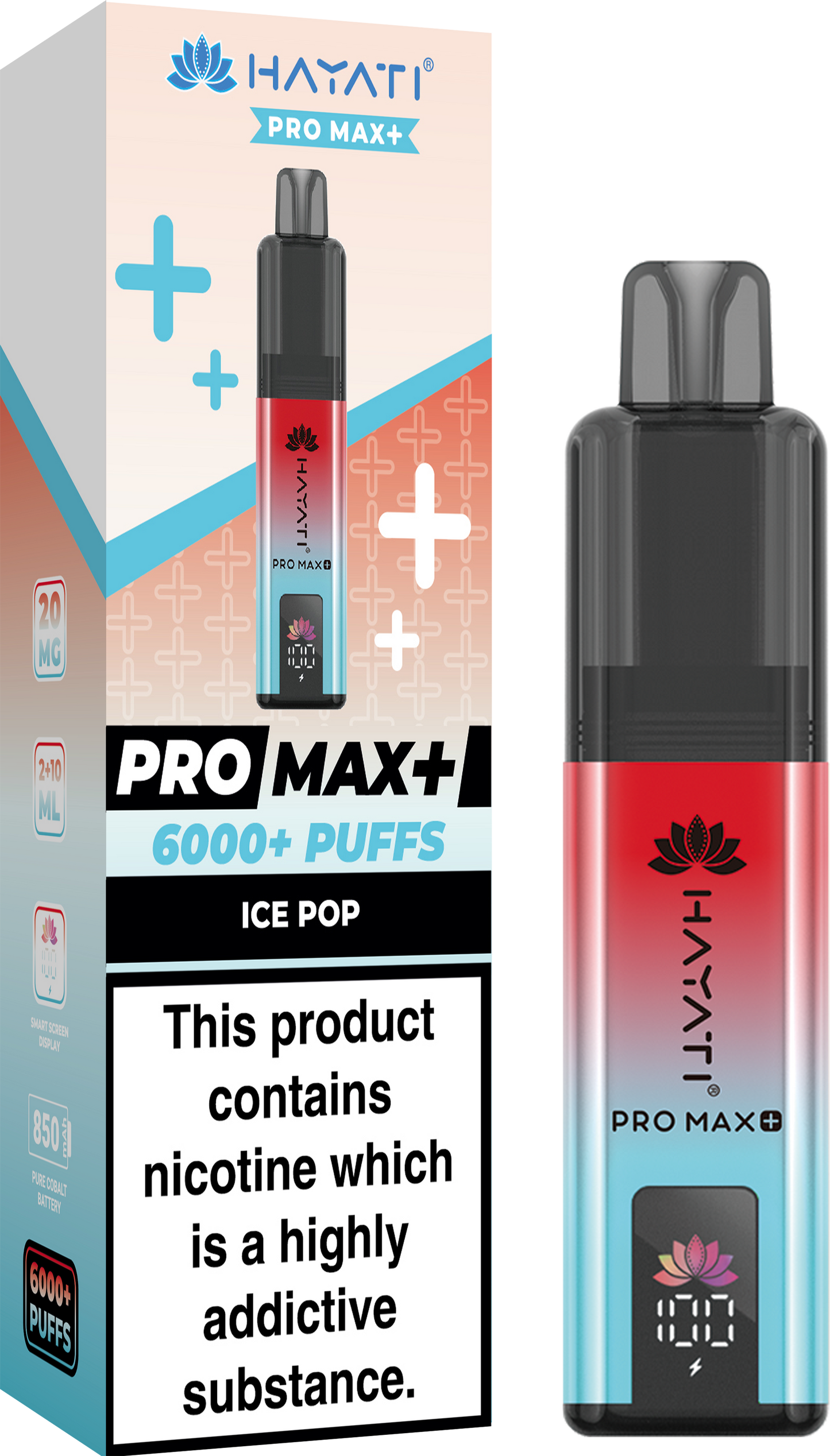 Hayati Pro Max+ 6K Kit - Pre-Filled Pod Kits