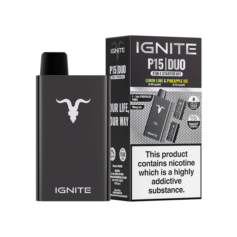 Ignite P15 Duo Kit - Pre-Filled Pod Kits