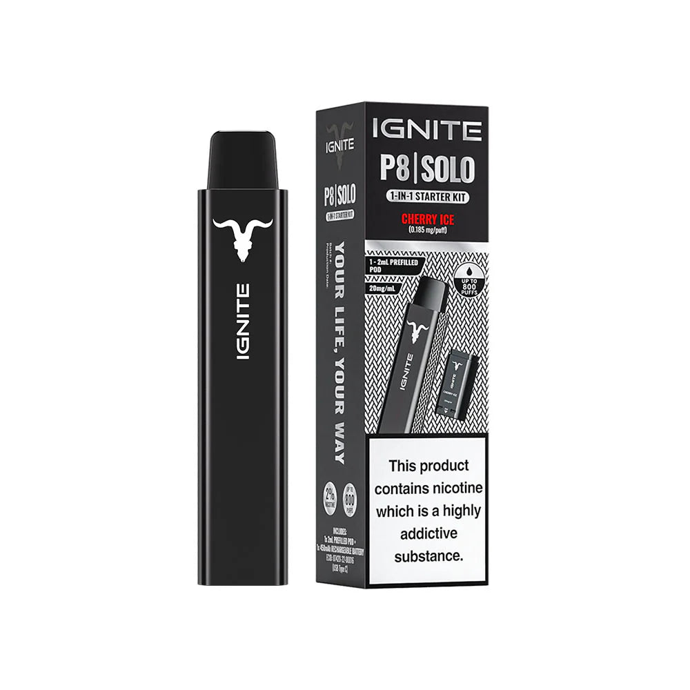 Ignite P8 Solo - Pre-Filled Pod Kits