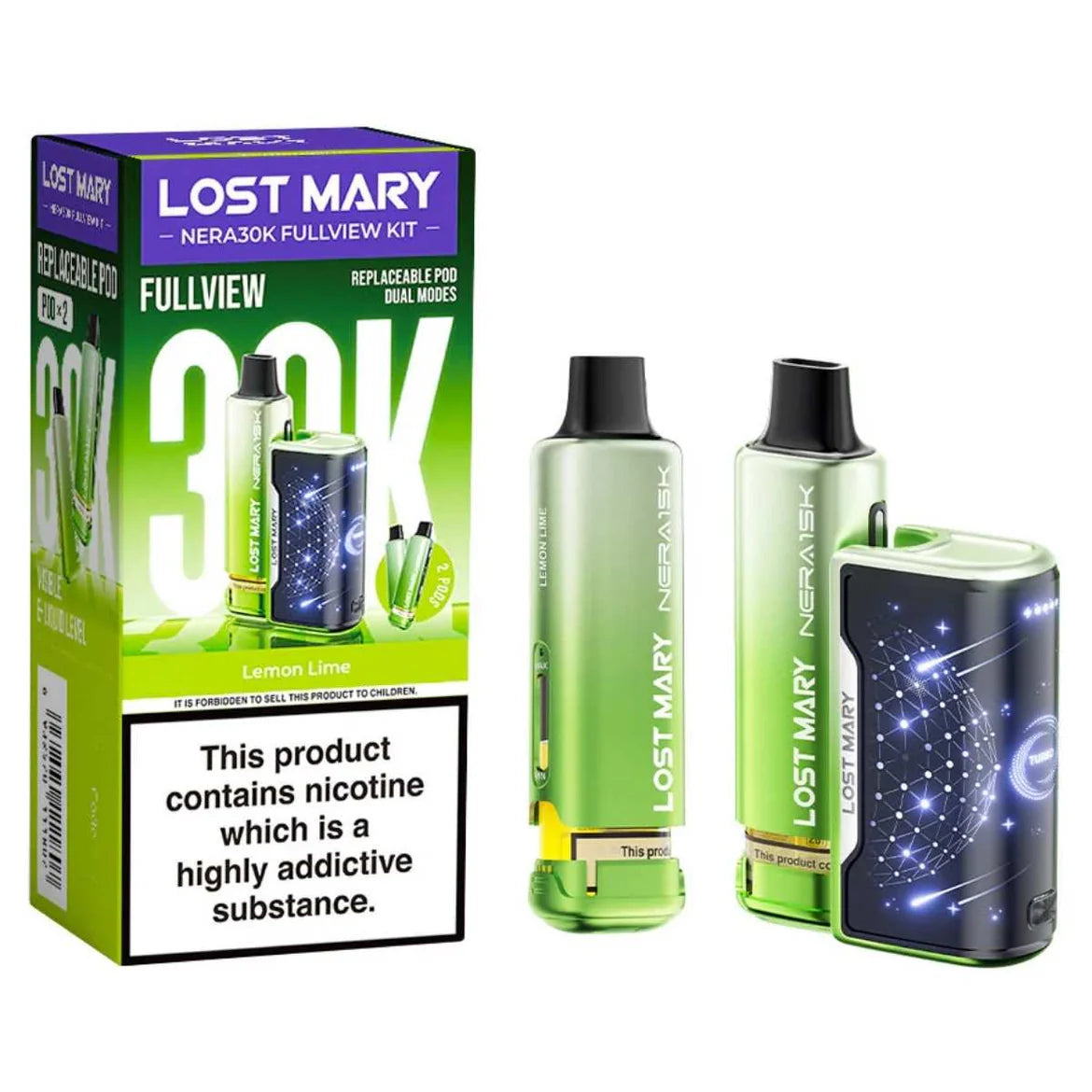 Lost Mary Nera 30k Kit - Closed Pod System