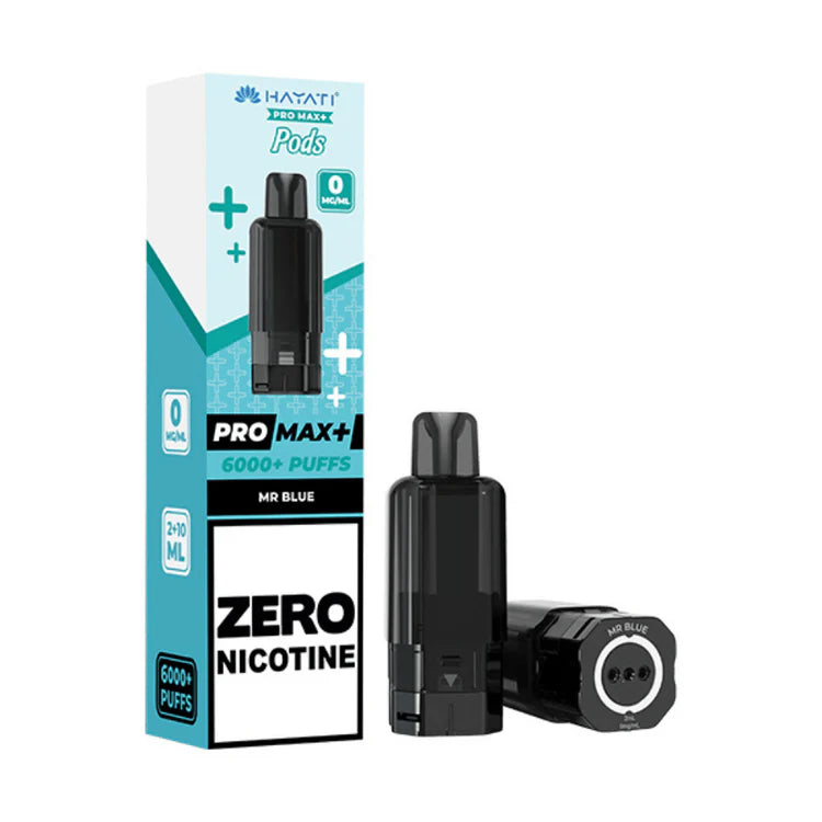 Hayati Pro Max+ 6K Pods  Zero Nicotine - Replacement Pods