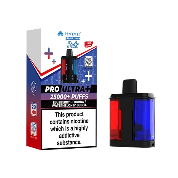 Hayati Pro Ultra Plus Pre 25K Pre-Filled Pods - Replacement Pods