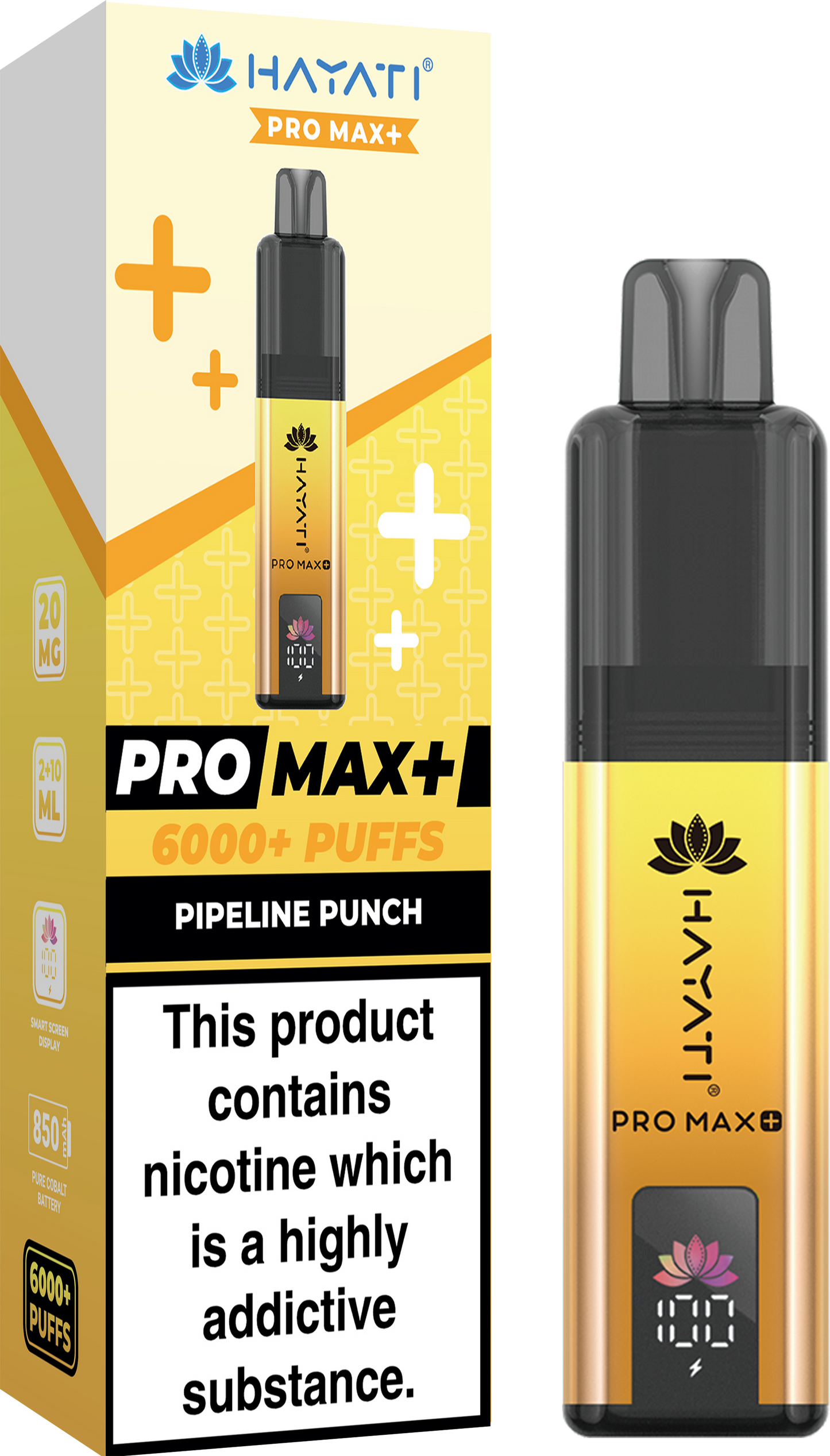 Hayati Pro Max+ 6K Kit - Pre-Filled Pod Kits