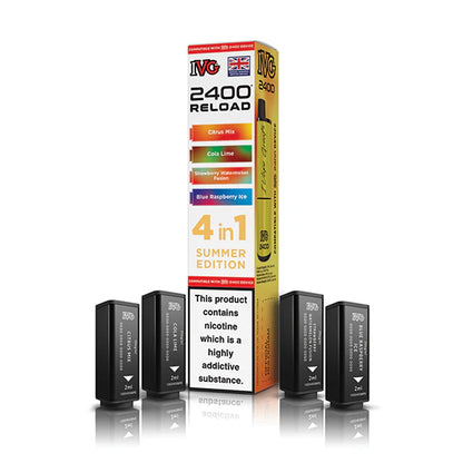 IVG 2400 Reload 4-in-1 Multi Flavour Edition -  Prefilled Pods