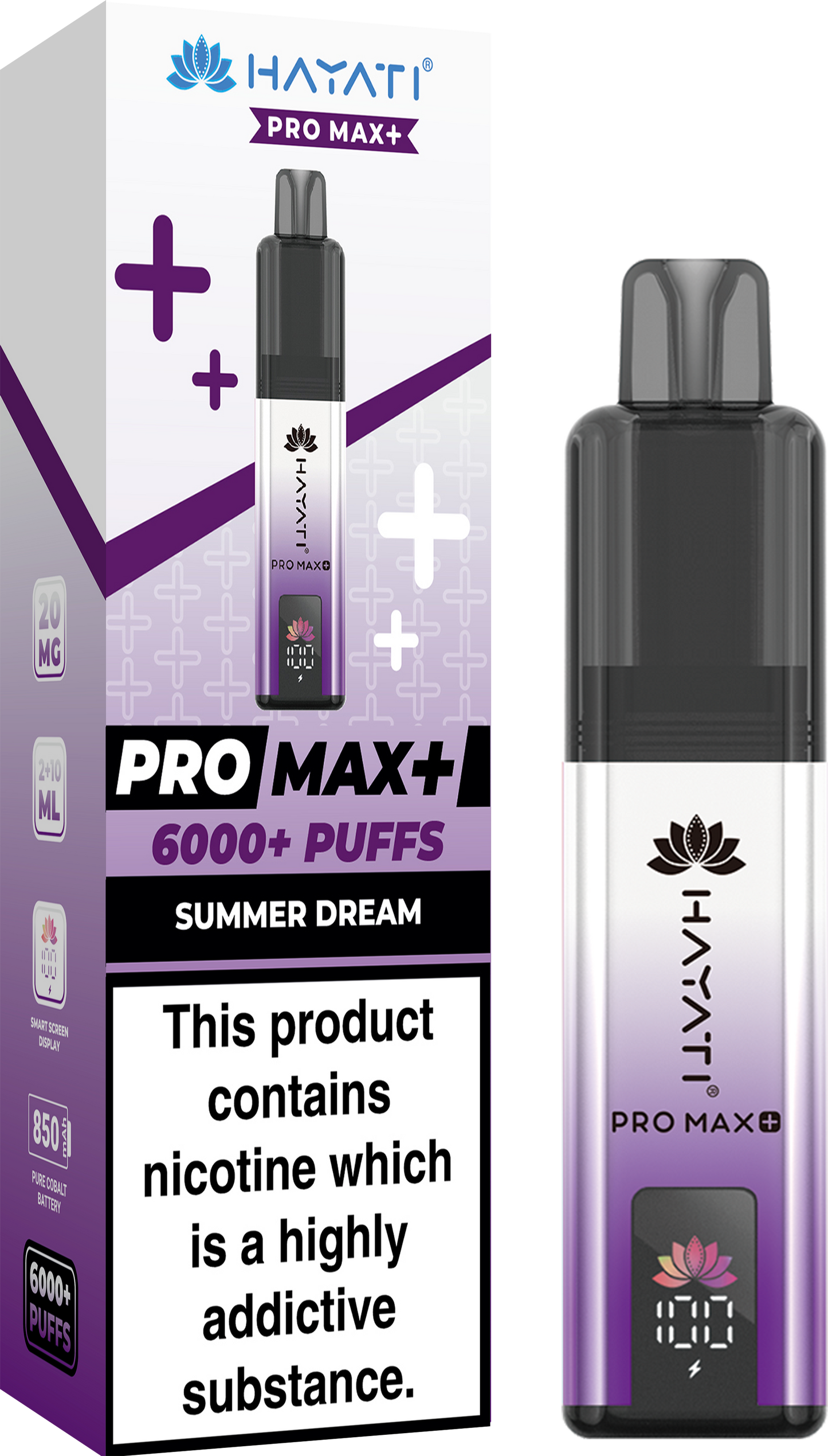Hayati Pro Max+ 6K Kit - Pre-Filled Pod Kits