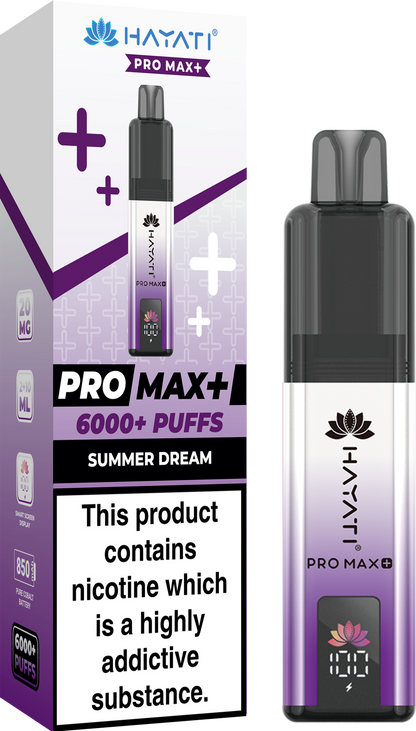 Hayati Pro Max+ 6K Kit - Pre-Filled Pod Kits