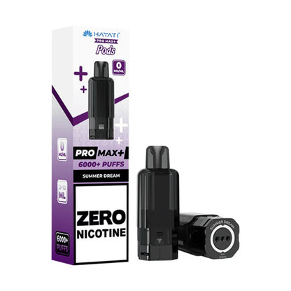 Hayati Pro Max+ 6K Pods  Zero Nicotine - Replacement Pods