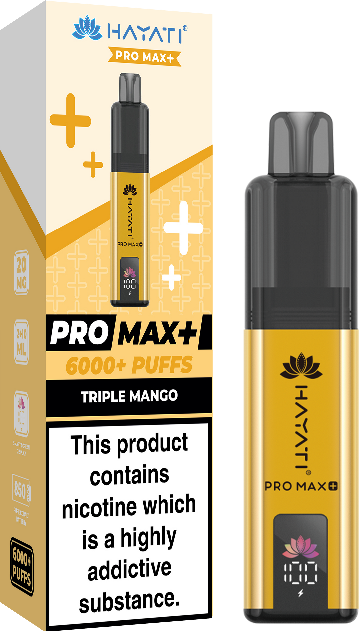 Hayati Pro Max+ 6K Kit - Pre-Filled Pod Kits