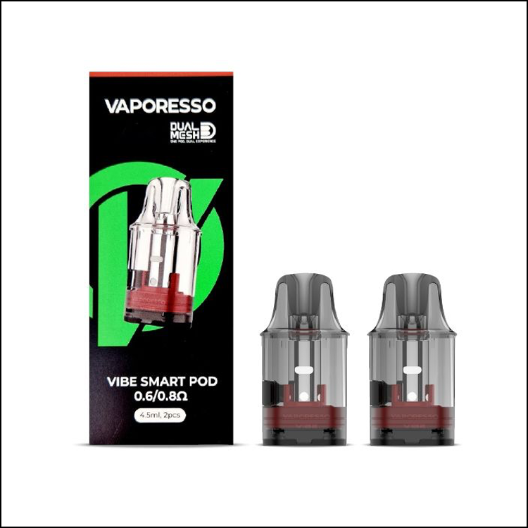 Vaporesso - VIBE Replacement Pods - 0.6Ohm/0.8ohm
