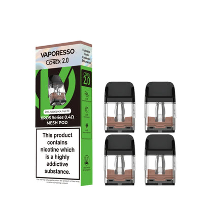 Vaporesso - XROS Replacement Pods - 0.6Ohm/0.8ohm/1.0Ohm/1.2Ohm
