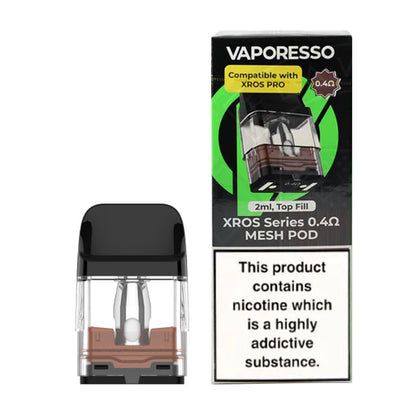 Vaporesso - XROS Replacement Pods - 0.6Ohm/0.8ohm/1.0Ohm/1.2Ohm