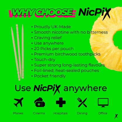 NicPix Nicotine Toothpicks - Nicotine Products