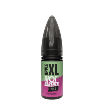 Riot BAR EDTN 0MG E-Liquid - Nicotine-Free E-Liquids Apple XL Freebase 10MLs