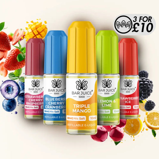 Bar Juice 5000 - 10MG Nic-Salts Nic-Salts