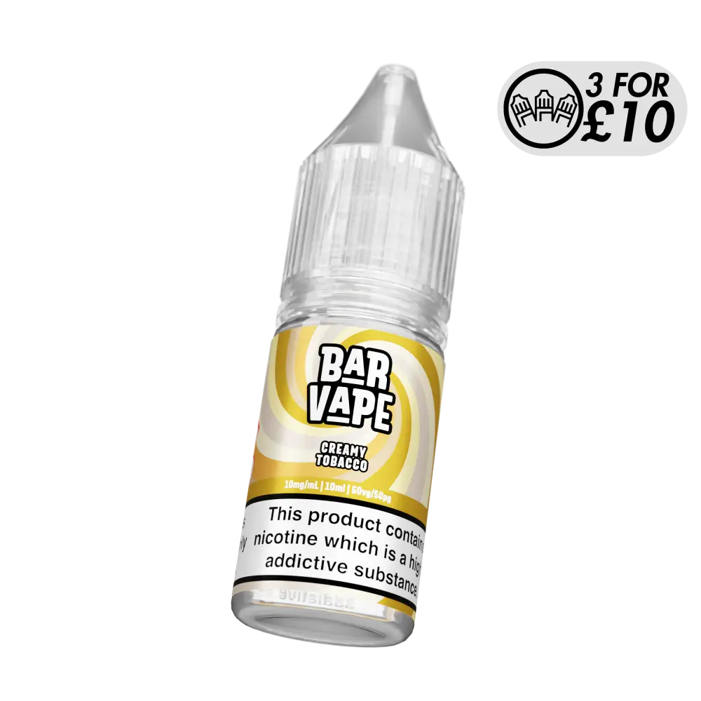 Bar Vape - Nic-Salts Creamy Tobacco / 10MG Nic-Salts