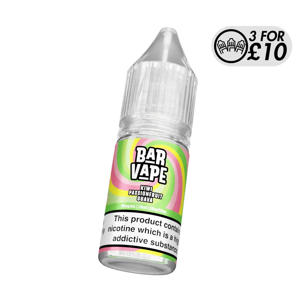 Bar Vape - Nic-Salts Kiwi Passionfruit Guava / 20MG Nic-Salts