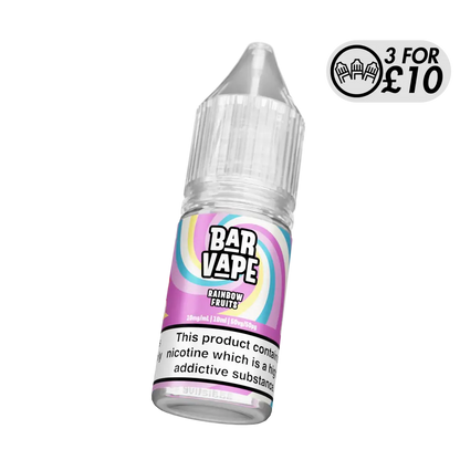 Bar Vape - Nic-Salts Rainbow Fruits / 10MG Nic-Salts