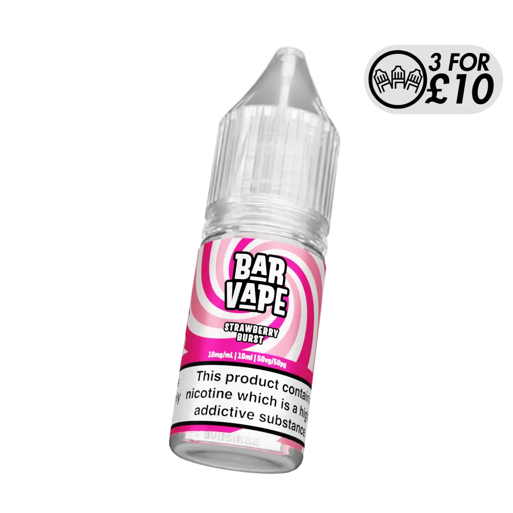 Bar Vape - Nic-Salts Strawberry Burst / 10MG Nic-Salts