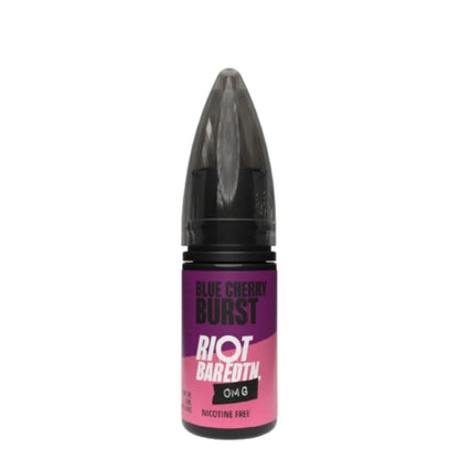 Riot BAR EDTN 0MG E-Liquid - Nicotine-Free E-Liquids Blue Cherry Burst Freebase 10MLs